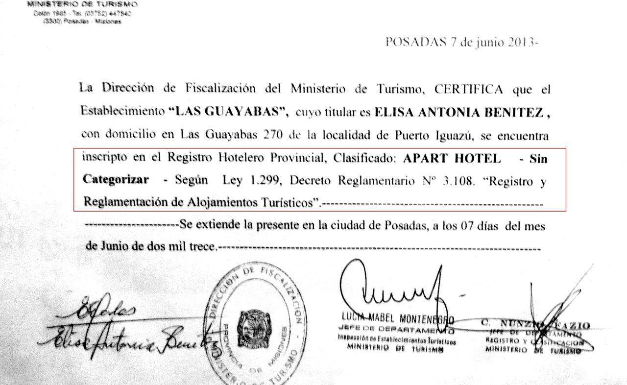 Apart Hotel Las Guayabas Puerto Iguazú Zewnętrze zdjęcie